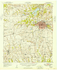Paris 1949 topographic map preview