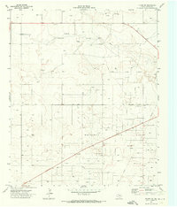 Plains NW 1971 topographic map thumbnail