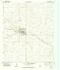 Plains 1971 topographic map preview
