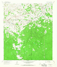 Plantersville 1962 topographic map preview