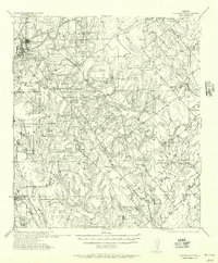 Pleasanton 1956 topographic map thumbnail