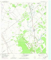 Pledger 1952 topographic map preview