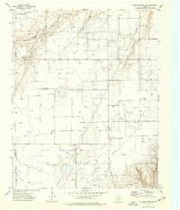 Pollard Creek NE 1974 topographic map thumbnail