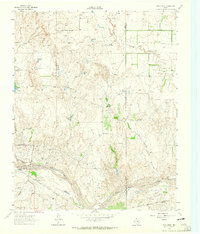 Pond Creek 1962 topographic map thumbnail