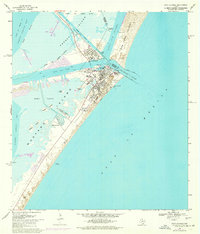 Port Aransas 1968 topographic map thumbnail