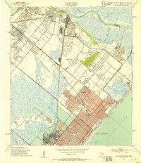 Port Arthur North 1943 topographic map preview