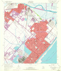Port Arthur North 1957 topographic map preview