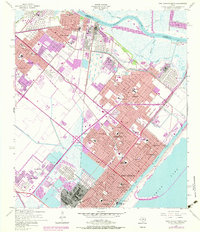 Port Arthur North 1957 topographic map preview