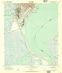 Port Arthur South 1943 topographic map preview