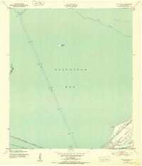 Port Bolivar 1943 topographic map thumbnail