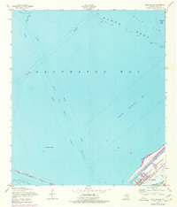 Port Bolivar 1954 topographic map thumbnail
