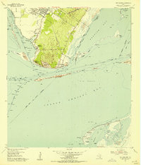 Port Ingleside 1954 topographic map thumbnail