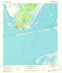 Port Ingleside 1968 topographic map thumbnail