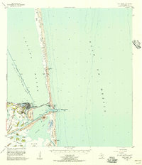 Port Isabel 1955 topographic map thumbnail