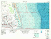 Port Isabel 1956 topographic map thumbnail