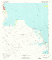 Port Lavaca East 1952 topographic map thumbnail