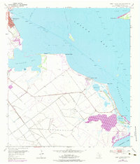Port Lavaca East 1952 topographic map thumbnail