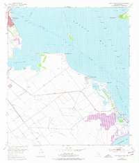 Port Lavaca East 1952 topographic map thumbnail
