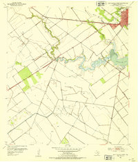 Port Lavaca West 1952 topographic map thumbnail