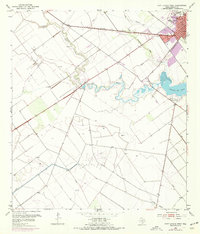 Port Lavaca West 1952 topographic map thumbnail