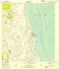 Port Mansfield 1952 topographic map thumbnail