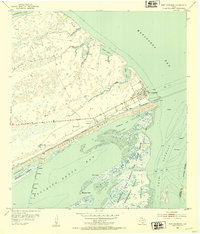 Port O'Connor 1952 topographic map thumbnail