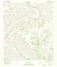 Post Canyon 1973 topographic map thumbnail