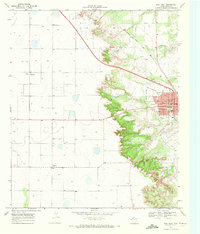 Post West 1969 topographic map thumbnail