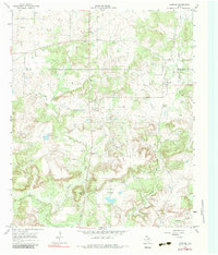Postoak 1964 topographic map thumbnail