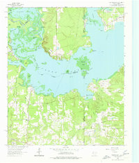 Potters Point 1962 topographic map thumbnail
