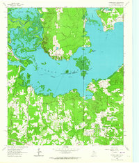 Potters Point 1962 topographic map preview