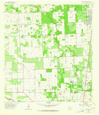 Premont West 1963 topographic map thumbnail