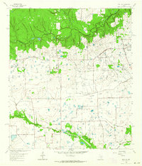 Rose Hill 1962 topographic map thumbnail