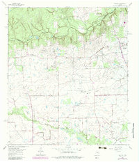 Rose Hill 1962 topographic map thumbnail
