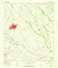 Rosebud 1962 topographic map thumbnail