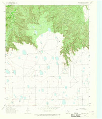 Ross Canyon 1965 topographic map thumbnail