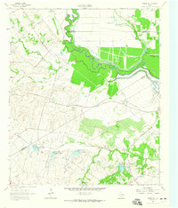 Rosser SW 1962 topographic map thumbnail