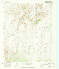 Rotten Hill 1966 topographic map preview