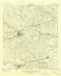 Round Rock 1928 topographic map thumbnail