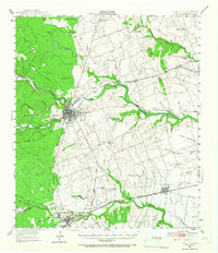 Round Rock 1949 topographic map preview