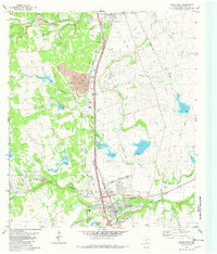 Round Rock 1982 topographic map thumbnail
