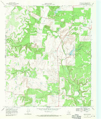 Rowden NW 1968 topographic map thumbnail