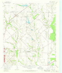 Rowlett 1959 topographic map thumbnail