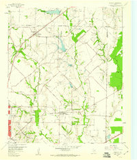 Rowlett 1959 topographic map thumbnail