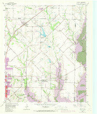 Rowlett 1959 topographic map thumbnail