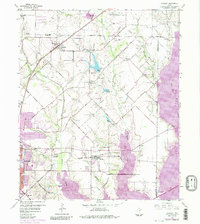 Rowlett 1959 topographic map preview