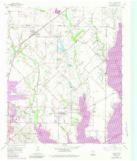 Rowlett 1959 topographic map thumbnail