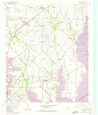 Rowlett 1959 topographic map thumbnail