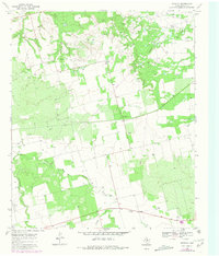 Royston 1969 topographic map thumbnail