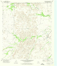 Rustler Hills 1973 topographic map thumbnail